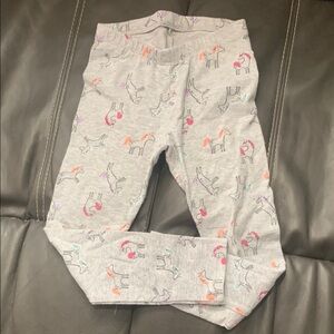 Grey Unicorn Leggings